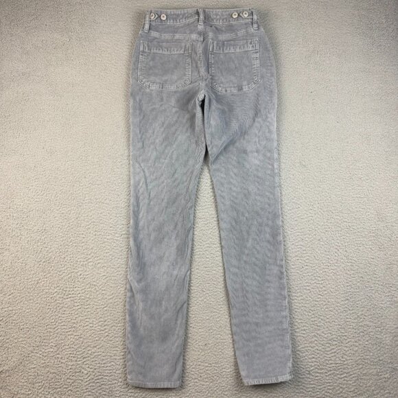 American Eagle Jeans Women's 2 Long Stretch Classic Skinny Corduroy Pants - Picture 2 of 7